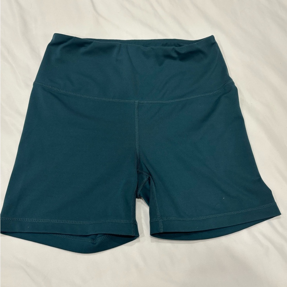 Yogalicious Dark Teal Bike Shorts